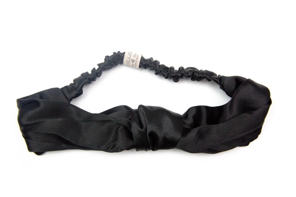 Amelie Soie Hairband Knot Black 