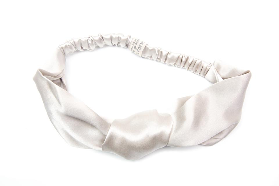 Amelie Soie Hairband Knot Light Grey