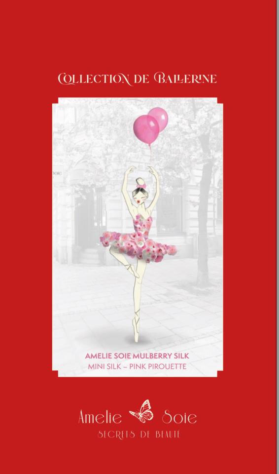 Amelie Soie Premium Collection Collection de Ballerine Mini Silk Pink Pirouette