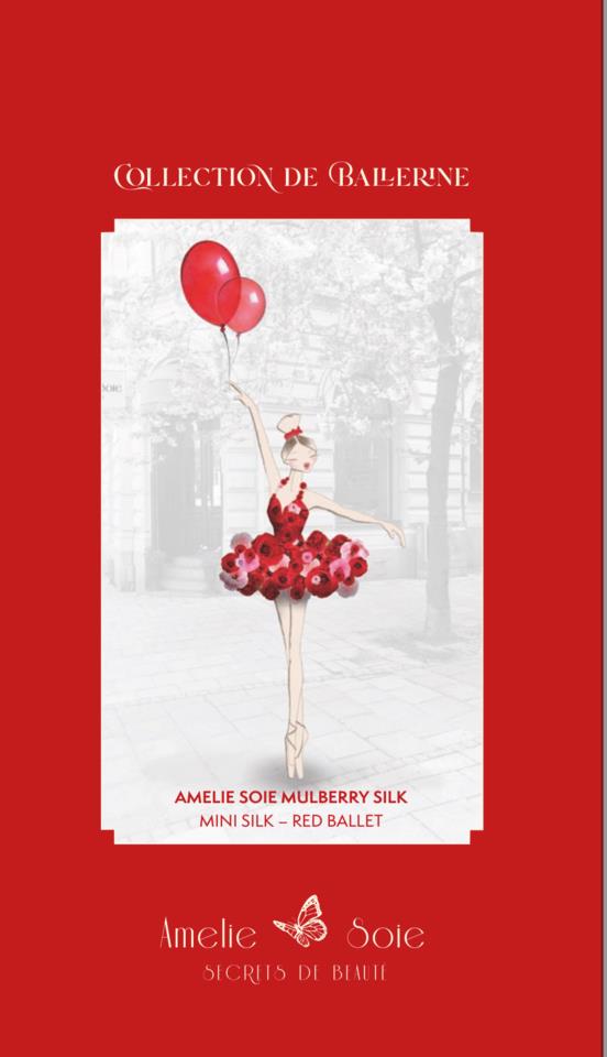 Amelie Soie Premium Collection Collection de Ballerine Mini Silk Red Ballet