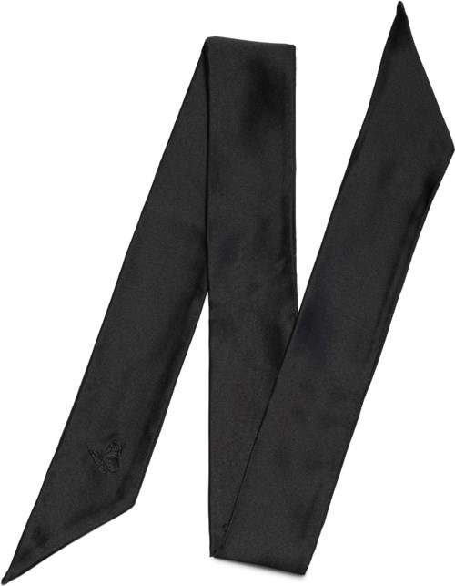 Amelie Soie Secrets de beauté Silk Scarf Black
