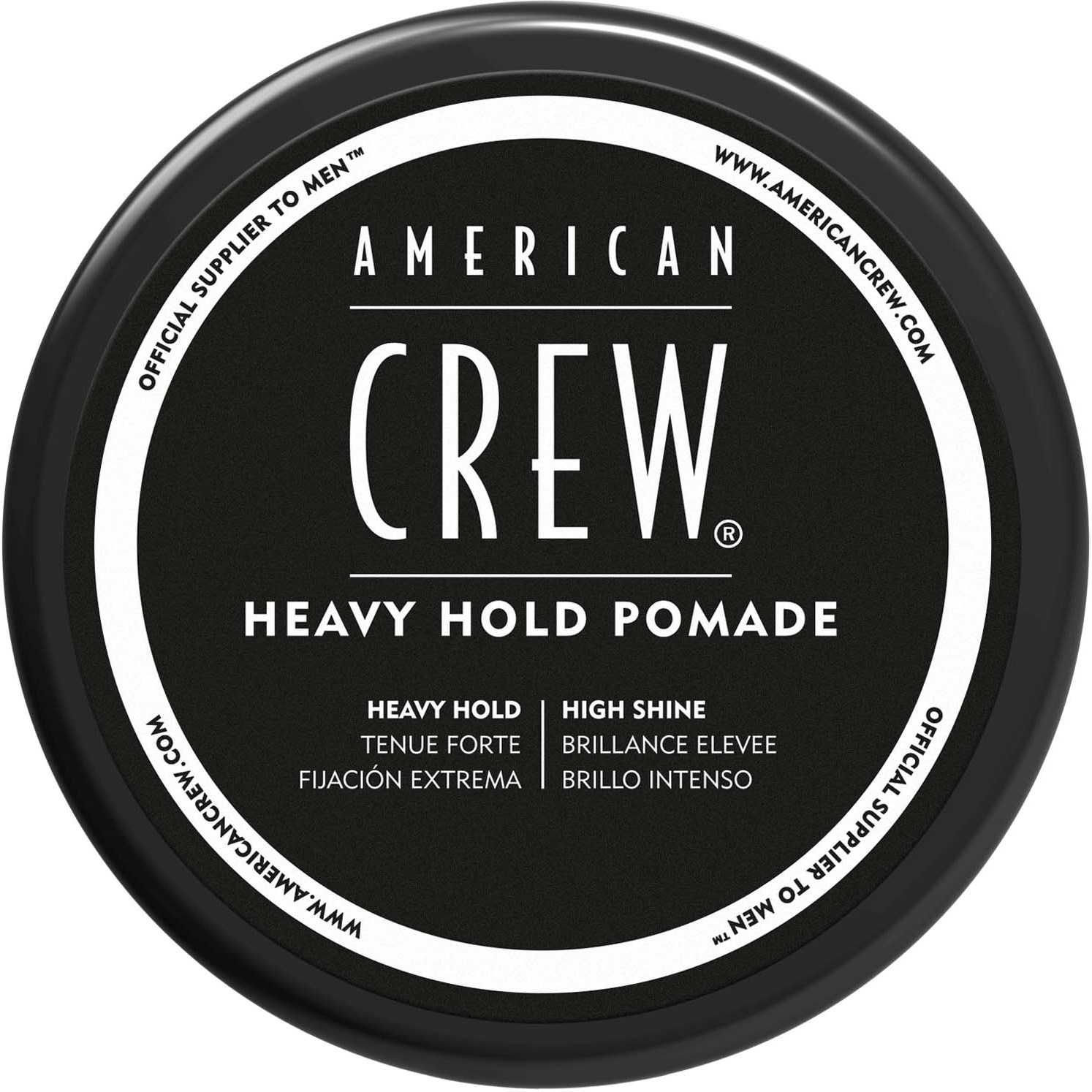 Alternativ bild 1 för American Crew, Heavy Hold, Hair Styling Pomade, High Shine, Strong Hold, 85 g