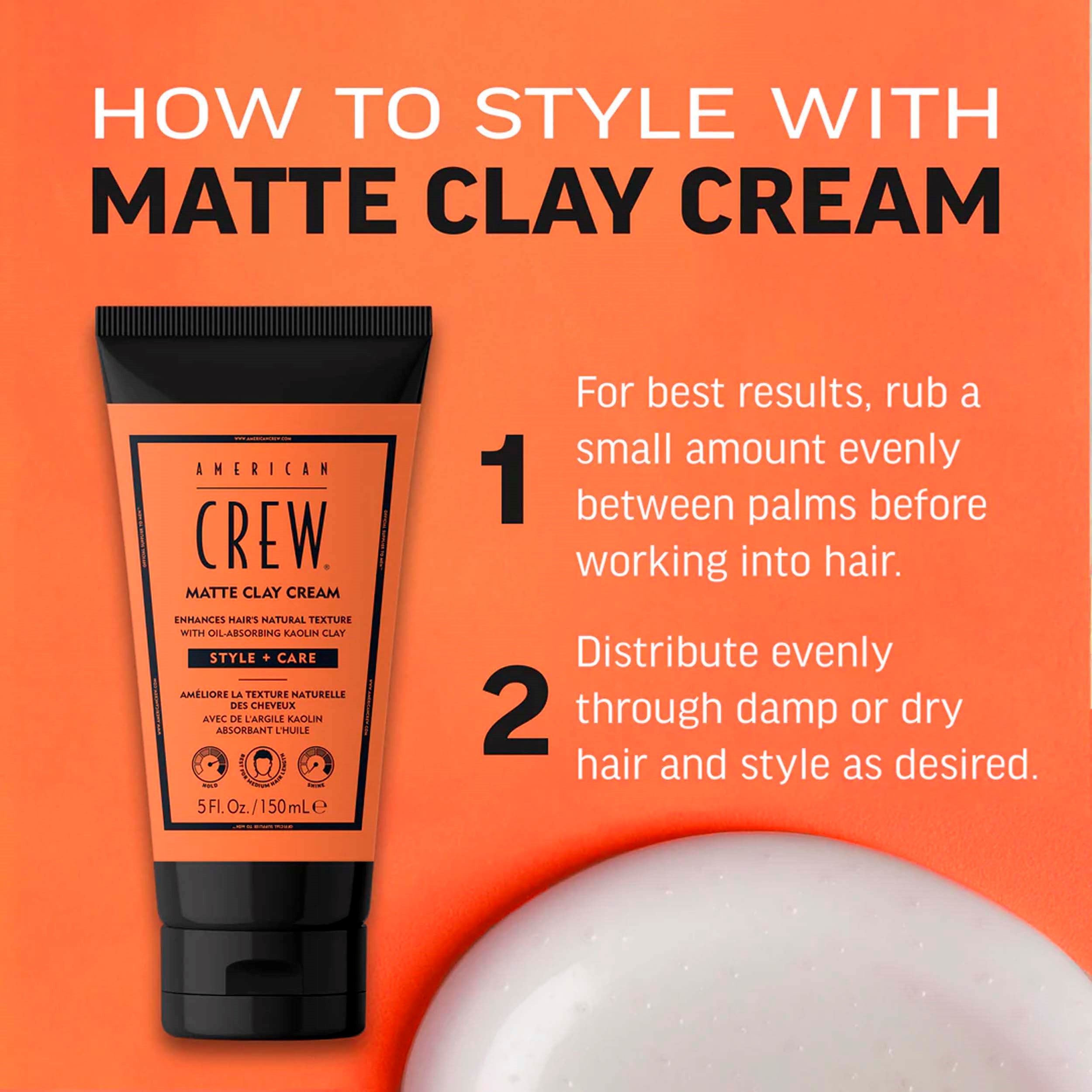 American Crew Matte Clay Creme (obrázok 3)