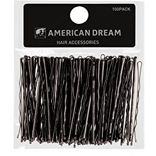Bilde av American Dream Hair Grips Pack Of 100 Hair Grips Black