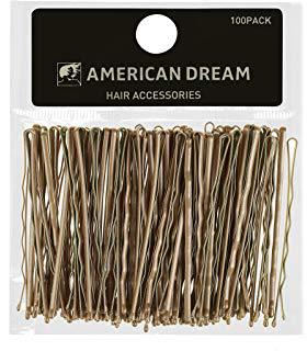 American Dream Hair Grips Pack of 100 Hair Grips Blonde