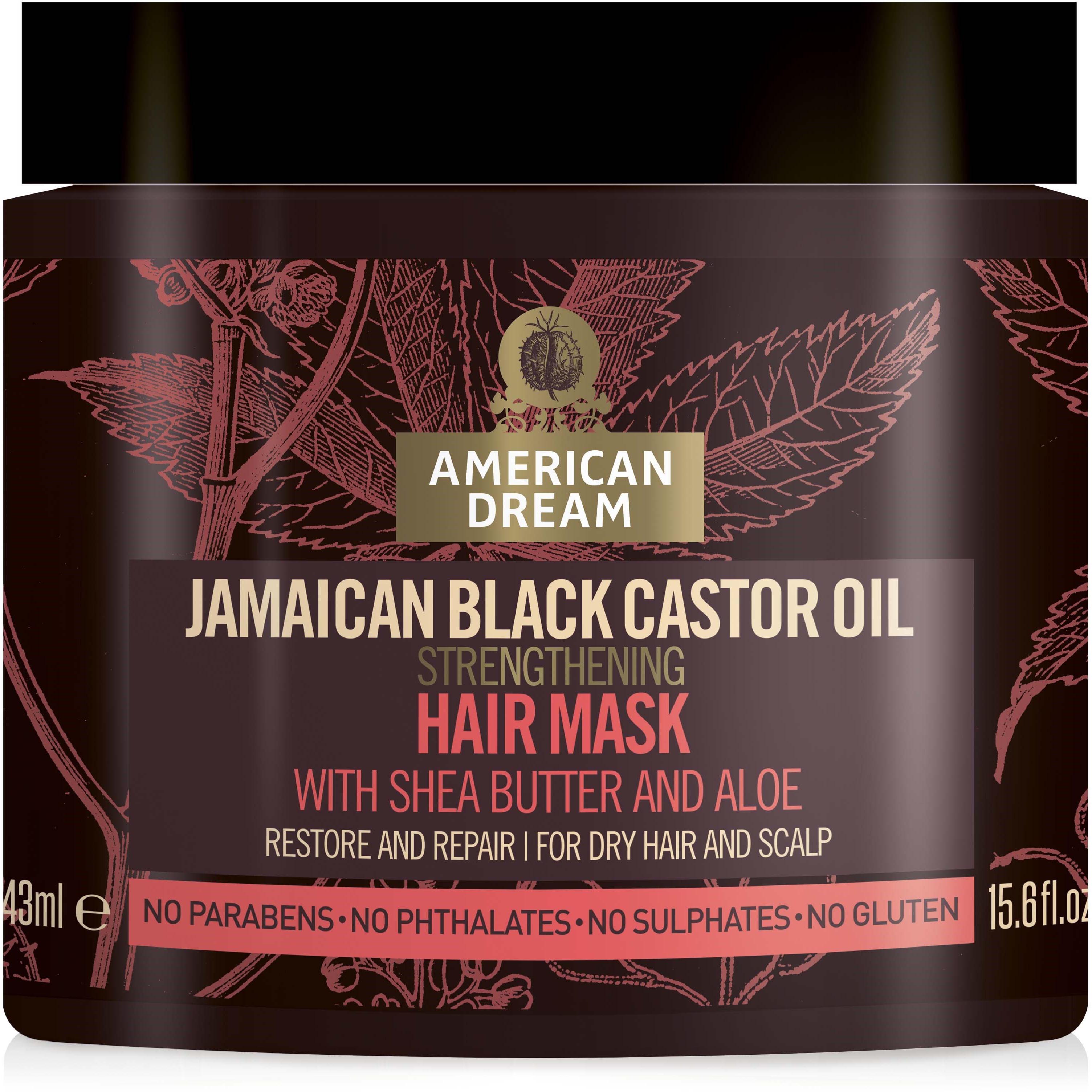 Läs mer om American Dream Jamican Black Castor Oil Nourishing Hair Mask 443 ml