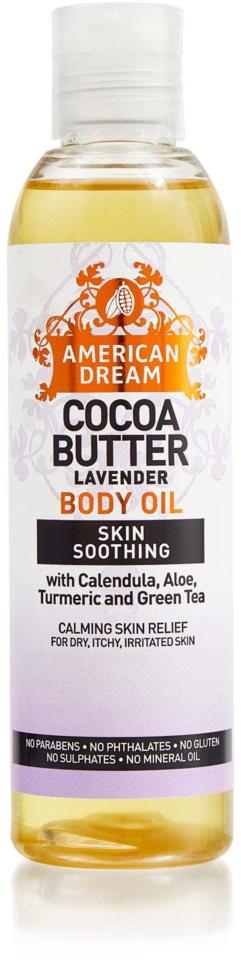 American Dream Lavender Cocoa Butter Body Oil 200ml