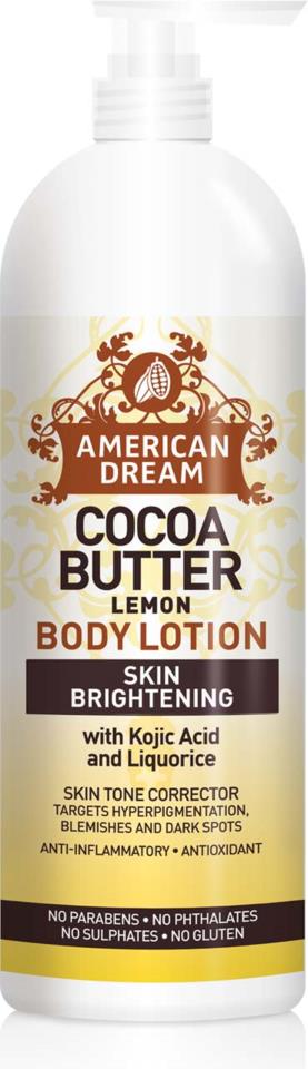 American Dream Lemon Cocoa Butter Body Lotion 473 ml
