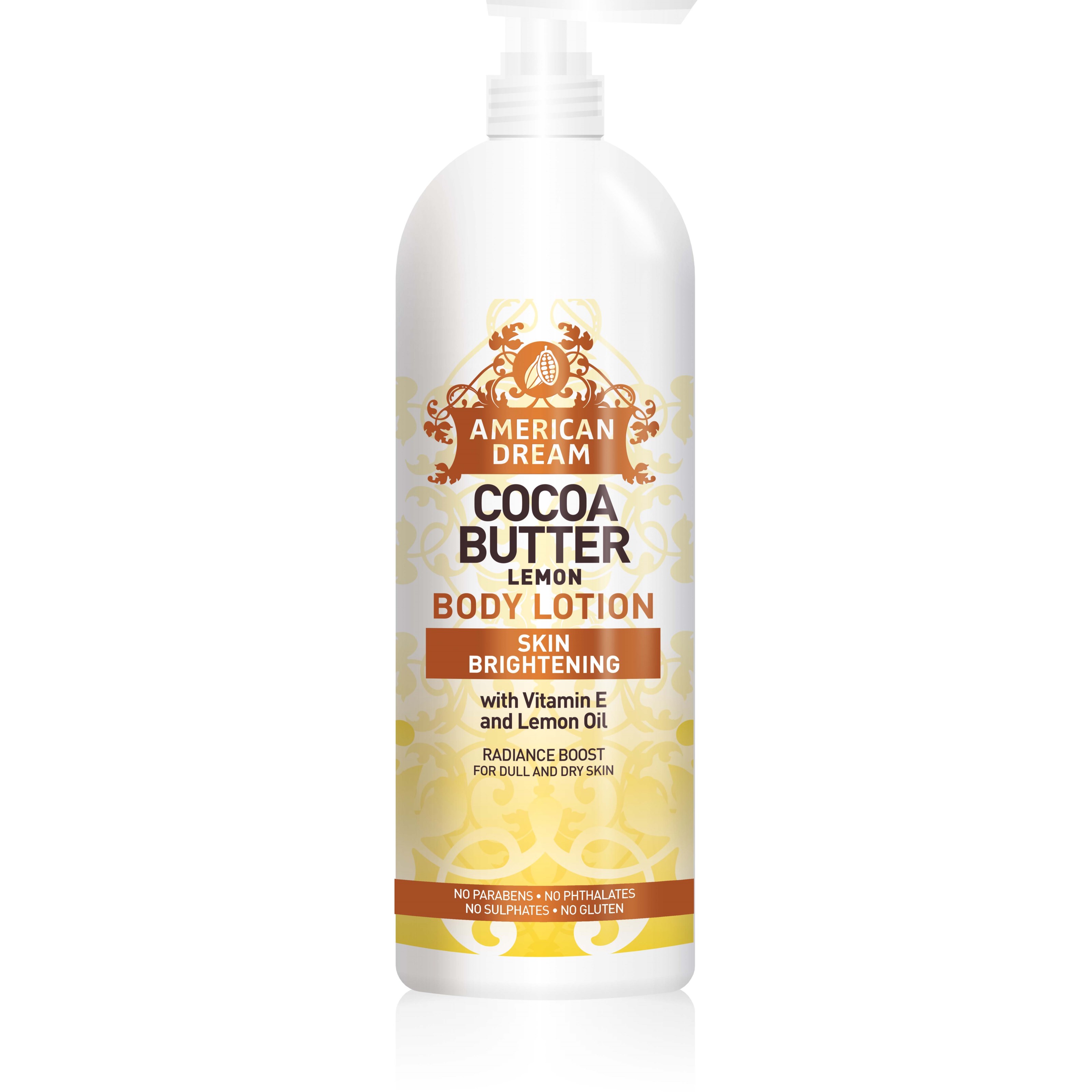 American Dream Lemon Cocoa Butter Body Lotion 750 ml