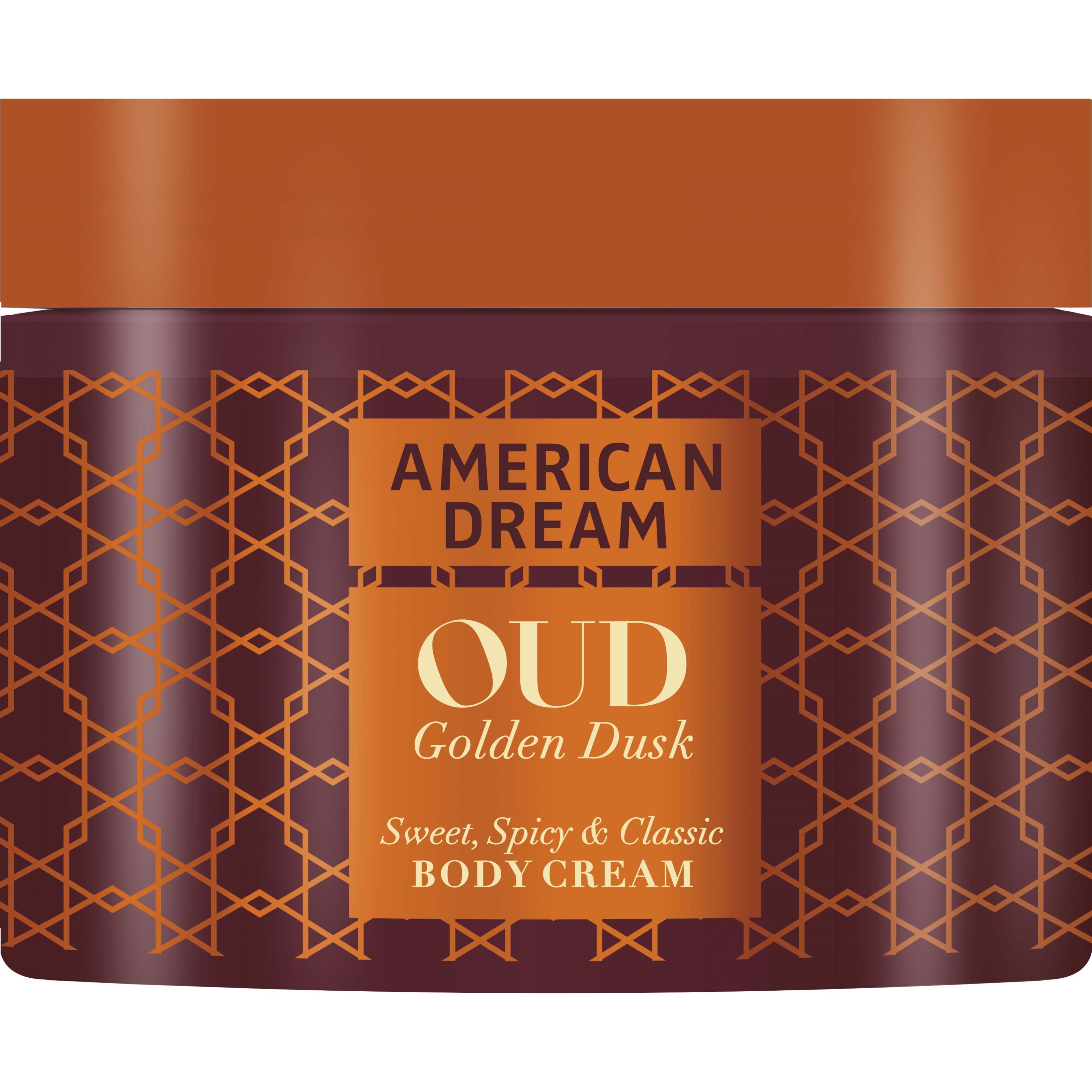 American Dream Oud Scented Body Cream - Golden Dusk 500 ml