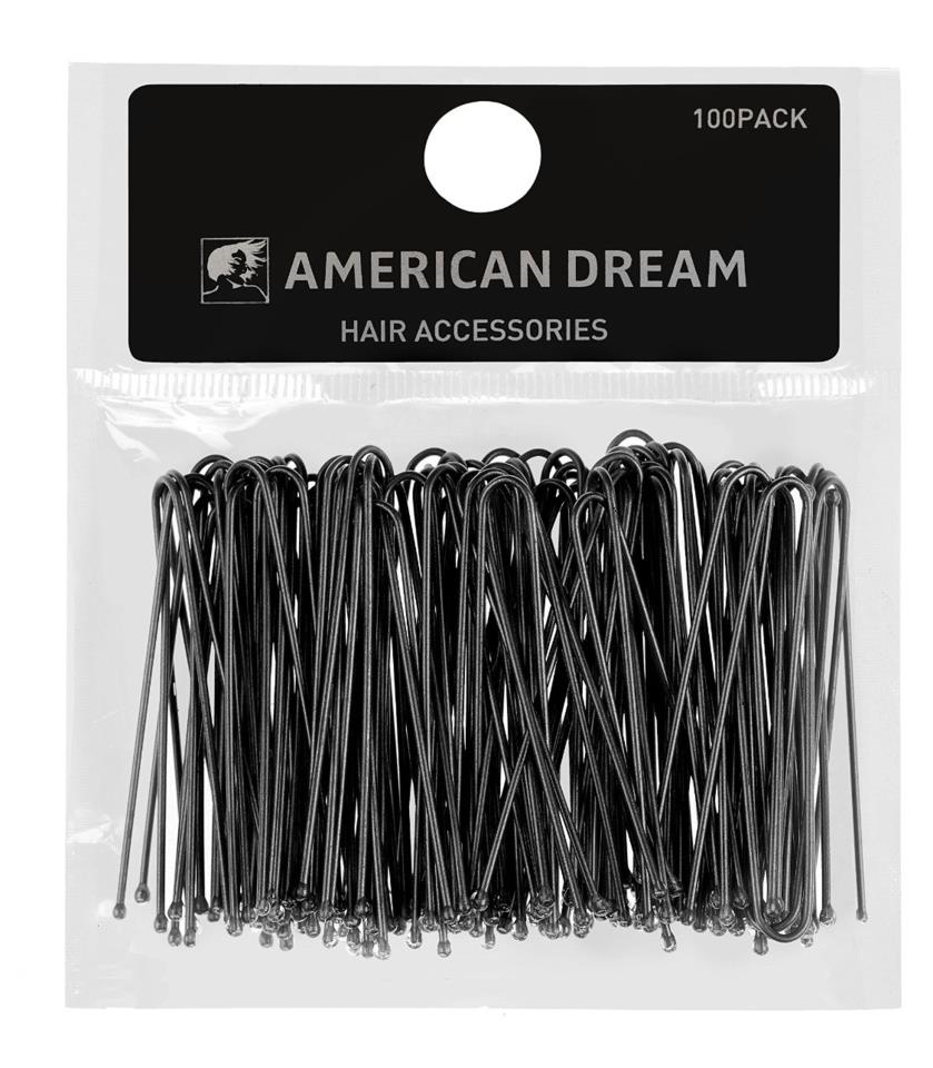 American Dream Straight Pins Black 5cm