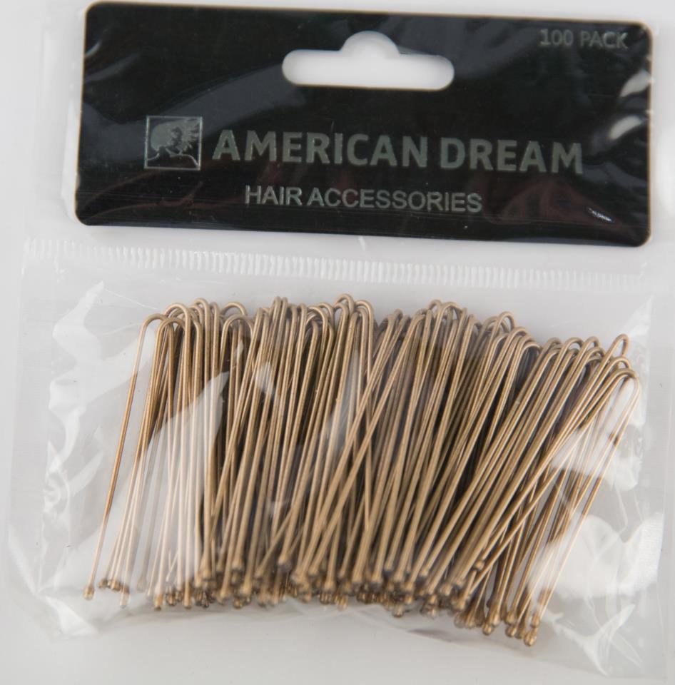 American Dream Straight Pins Blonde 5cm