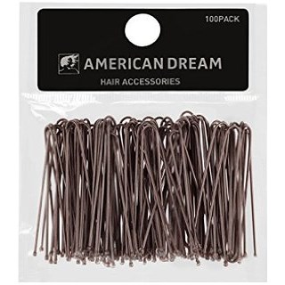 Läs mer om American Dream Straight Pins Brown 5cm