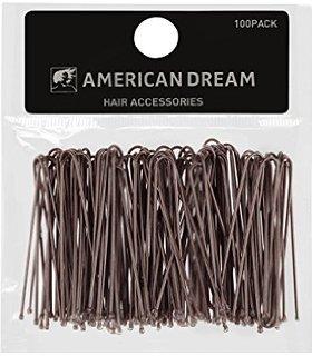 American Dream Straight Pins Brown 5cm