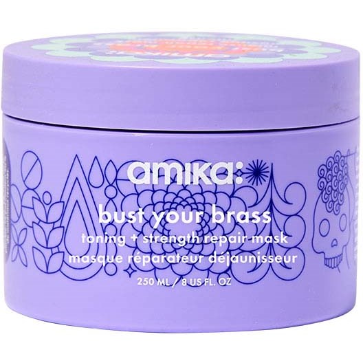Amika Bust Your Brass Purple Mask 250 ml billede