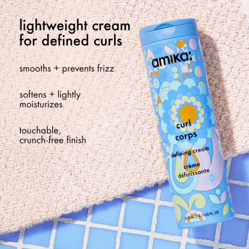 Крем для укладки Amika Curl Corps Defining Cream, для кудрявых и волнистых волос, 200 мл — фото 3