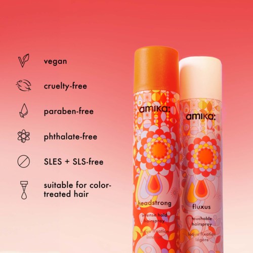 Лак для волос Amika Headstrong Intense Hold Hairspray, максимальной фиксации, 248 мл — фото 6