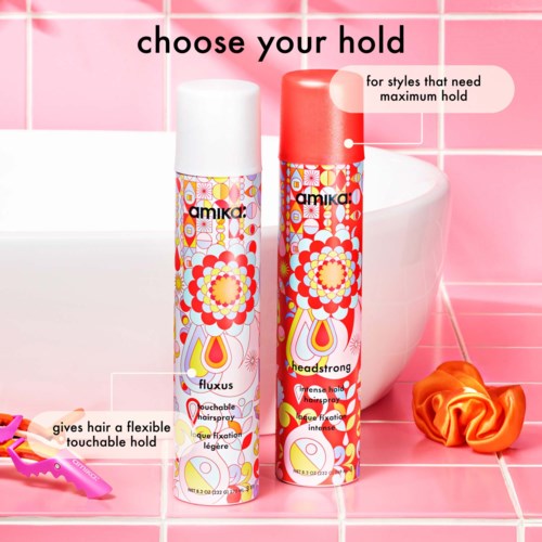 Лак для волос Amika Headstrong Intense Hold Hairspray, максимальной фиксации, 248 мл — фото 7
