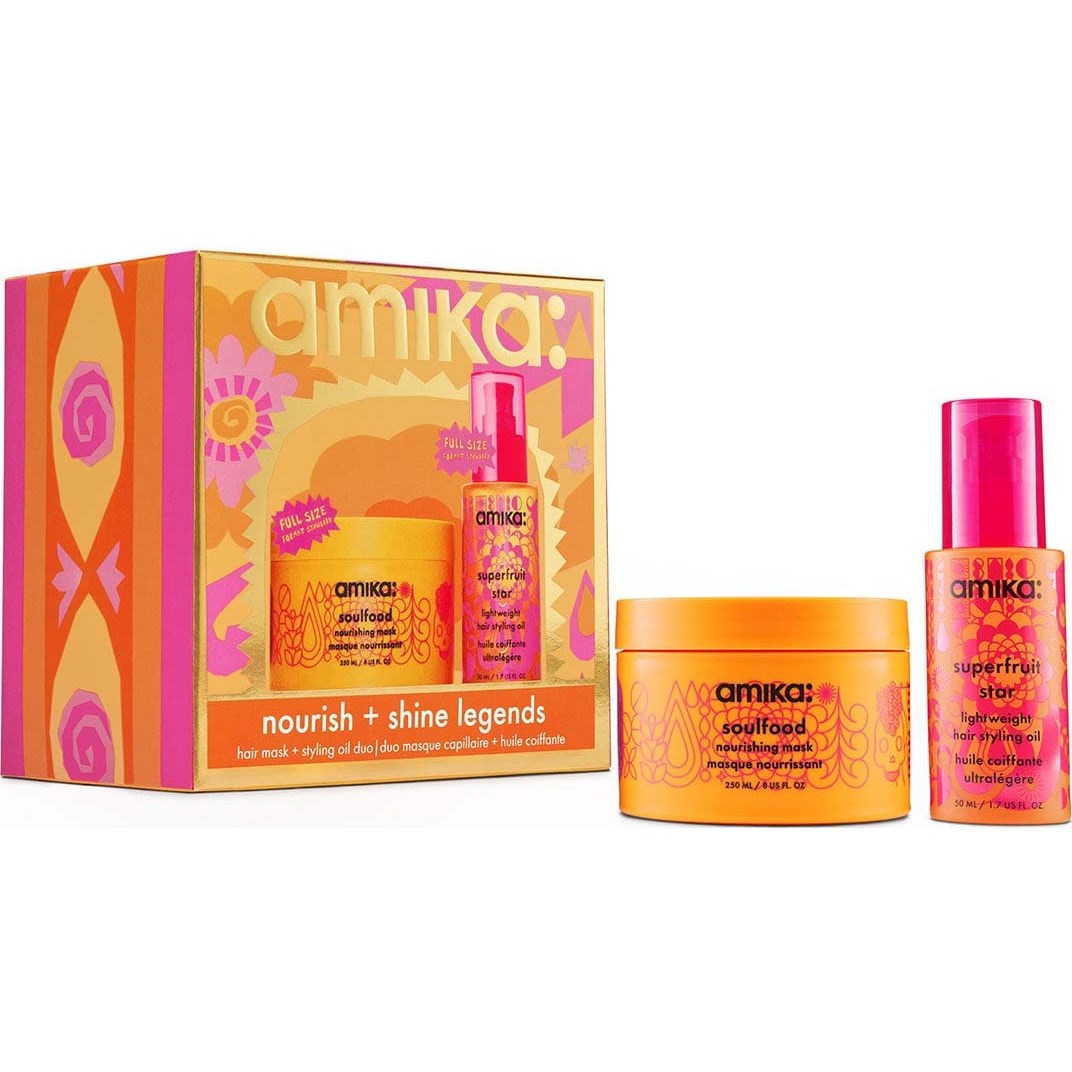 Amika Nourish + Shine Legends Hair Gift Set 2pcs