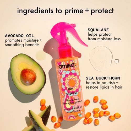 Праймер для волос Amika The Wizard Detangling Hair Primer, без силикона, облегчает расчёсывание, 60 мл — фото 3