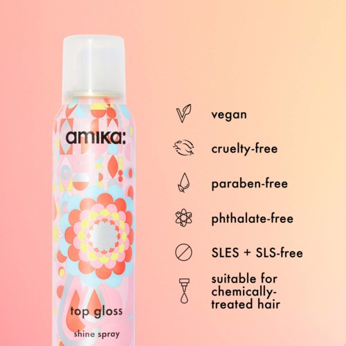 Спрей-блеск для волос Amika Top Gloss Shine Spray, 200 мл — фото 4