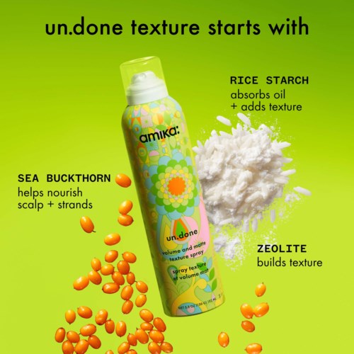 Спрей для объёма Amika Un.Done Volume & Texture Spray, для объёма и текстуры, 209 мл — фото 3