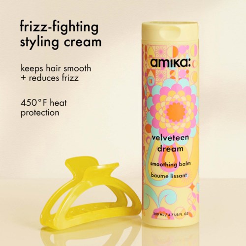 Бальзам для укладки Amika Velveteen Dream Smoothing разглаживающий, против пушения, 200 мл — фото 3