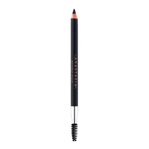 En svart ögonbrynspenna med spiralborst i ena änden, märkt 'Anastasia Beverly Hills.'