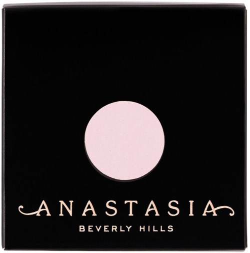 En svart låda med en rosa cirkel i mitten och namnen 'Anastasia Beverly Hills' nedanför.