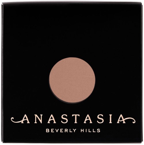 Svart box med en beige cirkel och texten 'Anastasia Beverly Hills' under.
