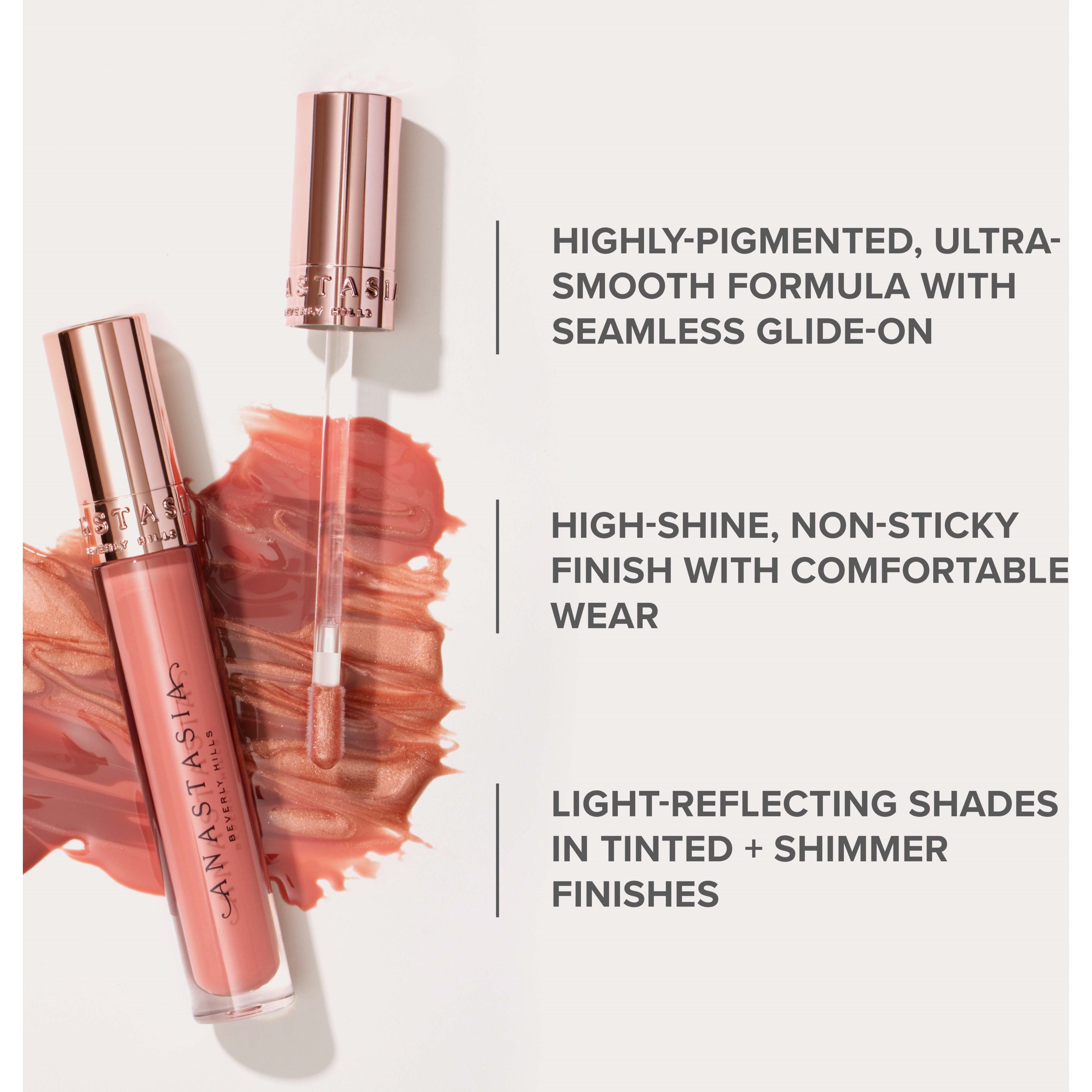 Anastasia Beverly Hills Lip Gloss - błyszczyk do ust Toffee Rose (obrázok 5)
