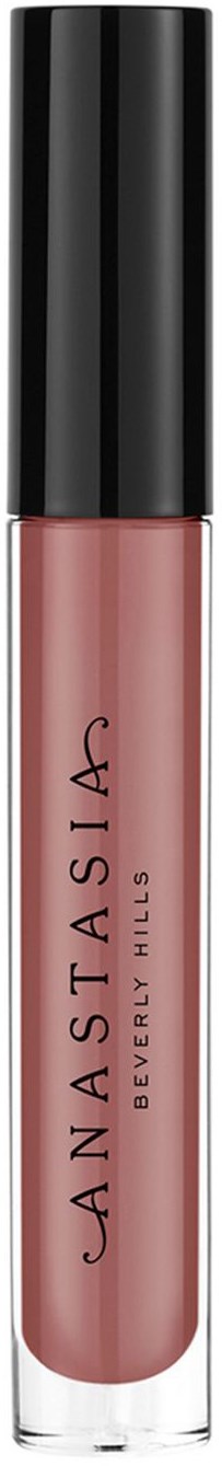 Ein Lippenstift mit schwarzem Deckel, beschriftet 'Anastasia Beverly Hills'.