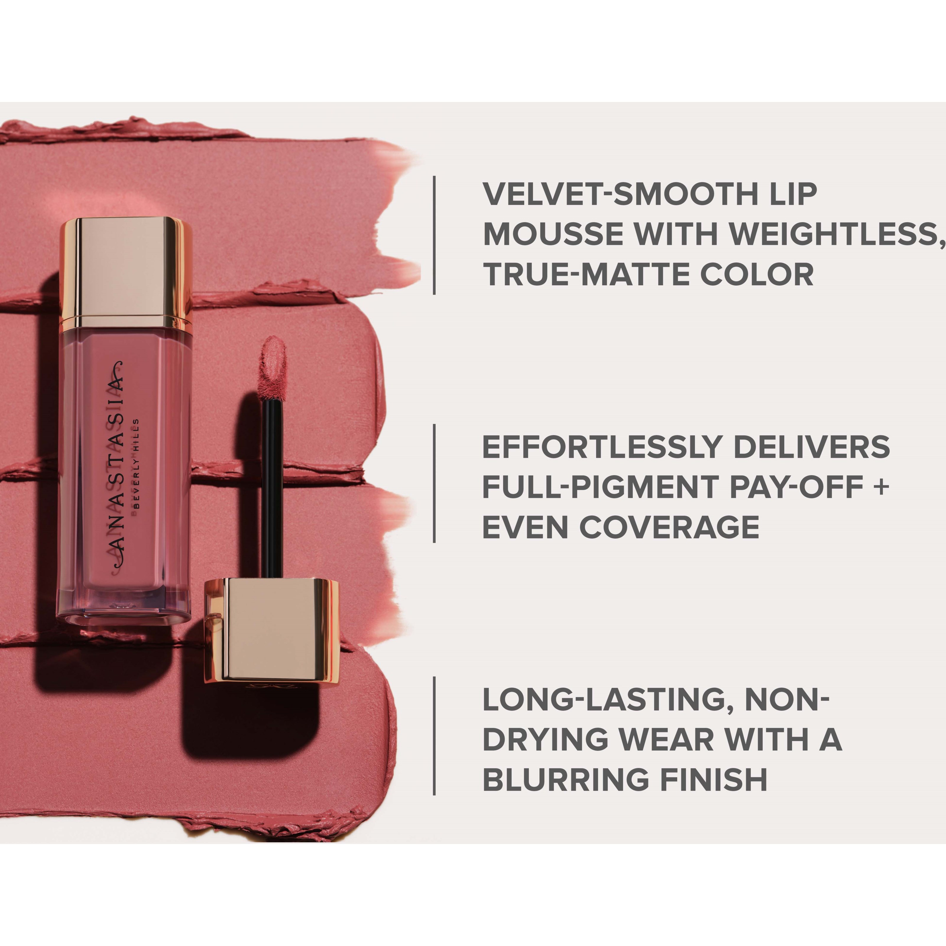 Alternativ bild 1 för Anastasia Beverly Hills Lip Velvet Peachy Nude