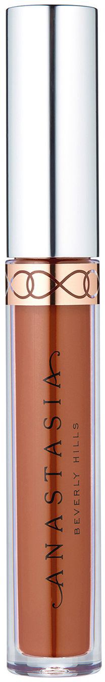 En tub lip gloss med metallkappe og merke 'Giorgio Armani' på siden.