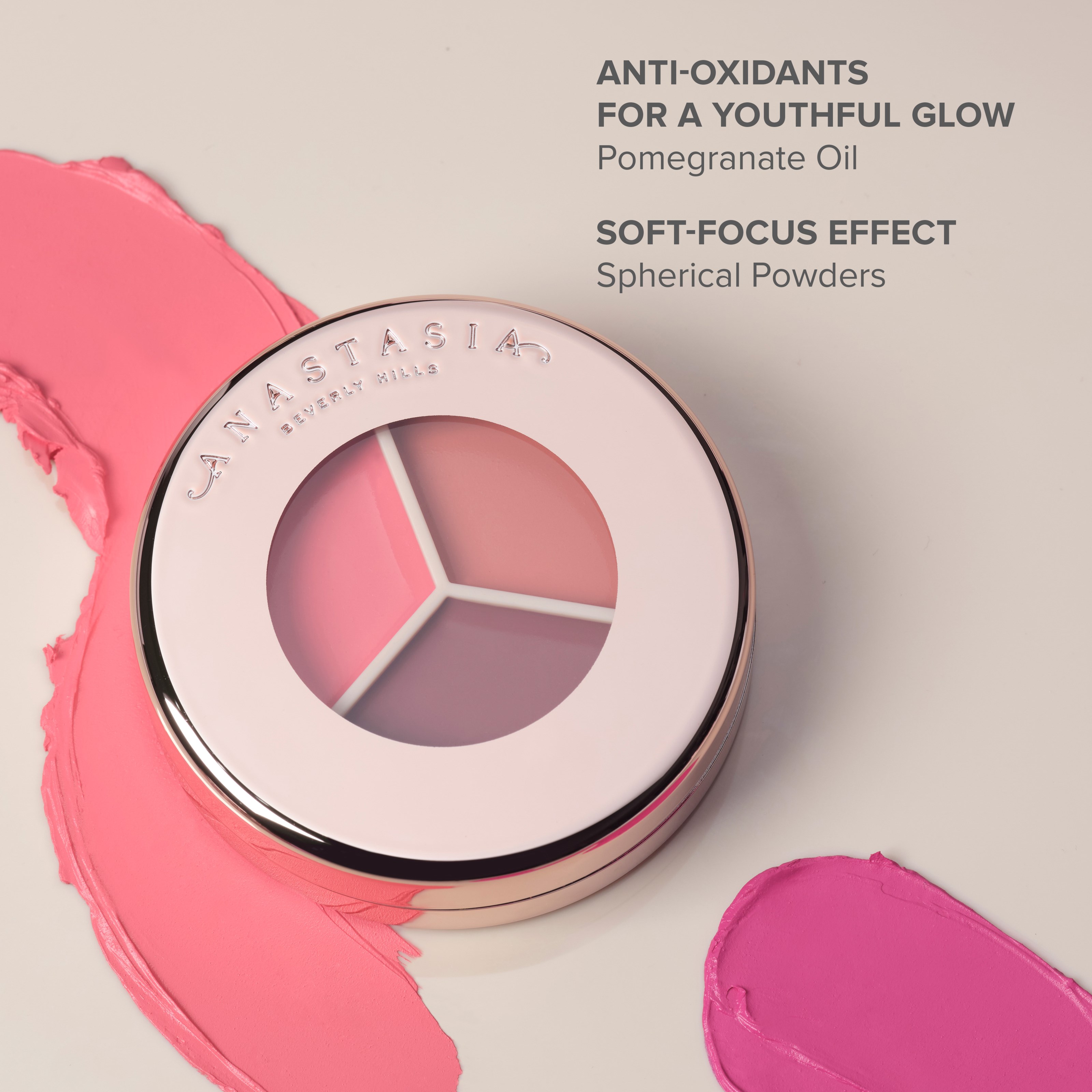 Anastasia Beverly Hills Magic Touch Blush Trio Peach (obrázok 6)