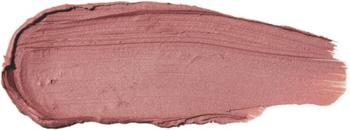 A sample of pinkish-brown makeup or lipstick smear on a white background.