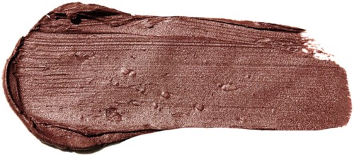 A pinkish-brown makeup swipe or smear with visible brush strokes and some uneven texture.