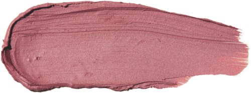 A smear of pinkish lipstick or makeup product on a white background.