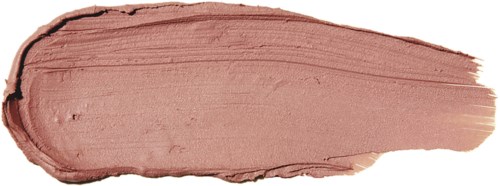 A brownish-beige smear of makeup or foundation spread in a thick, uneven stroke.