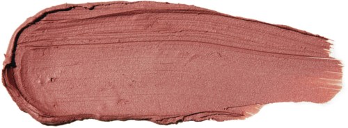 A swatch of pinkish-brown lipstick or makeup product with a textured streak.