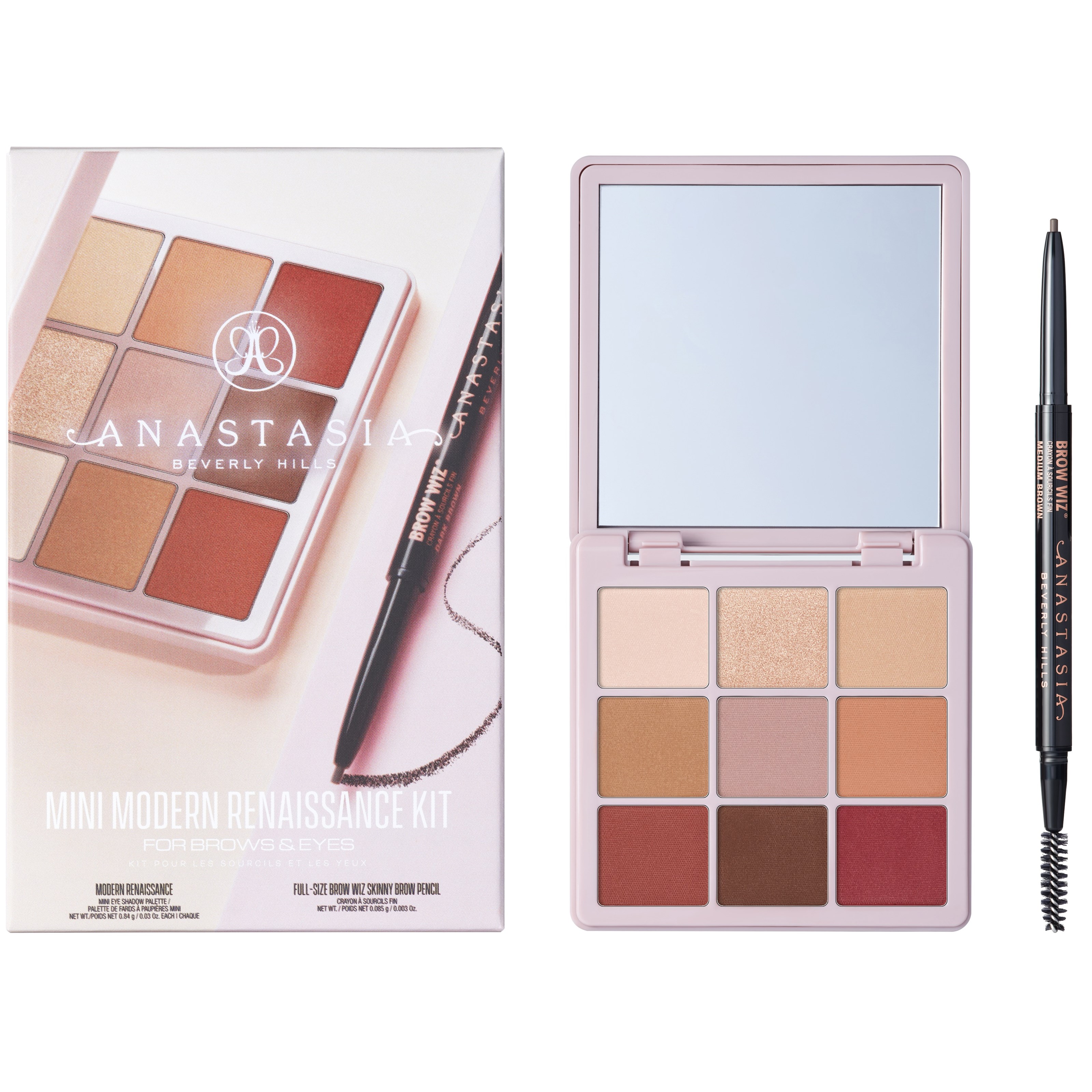 Bilde av Anastasia Beverly Hills Mini Modern Renaissance + Brow Wiz Kit Medium