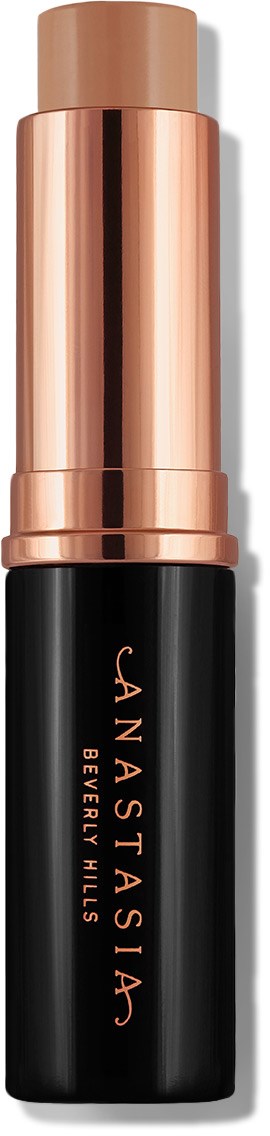 Svart och roséguldförpackning för läppstift med 'Anastasia Beverly Hills' skrivet på.