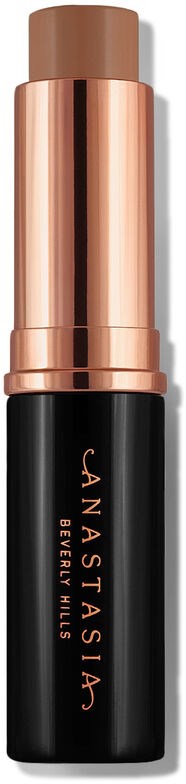 En svart och rosgold lipstick-ampull med märket CANASTASIA BEVERLY HILLS på.
