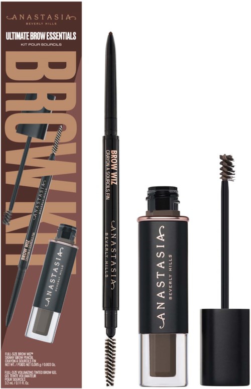 Een wenkbrauwset met borstel, potlood, gel en spoolie van Anastasia Beverly Hills.