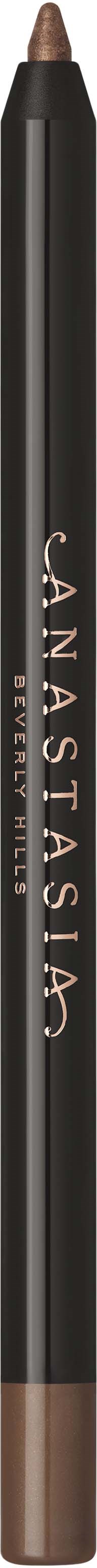 Svart eyeliner blyant med brunt tupp og hvit tekst som sier Anastasia Beverly Hills.