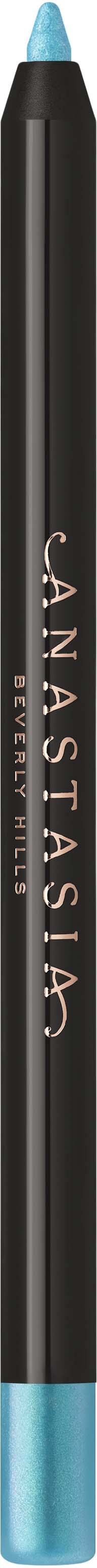 Makeup-penne med blå spiss og svart kropp merket Anastasia Beverly Hills.