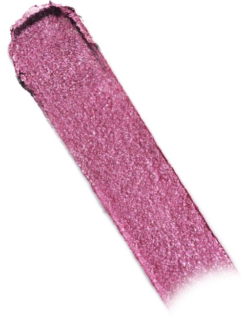 Et nærbilde av et rosa, glitrende, langstrakt objekt, muligens leppestift eller sminkeverktøy.