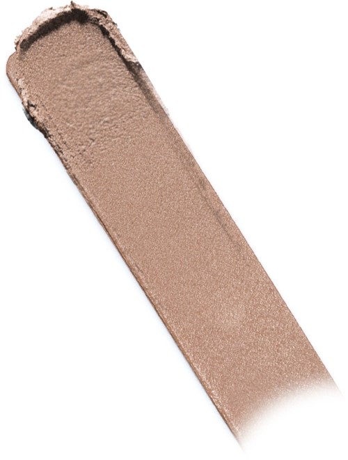 En beige, kremet sminkeprøve med mørkere kanter og jevn tekstur. Ingen emballasje er synlig.