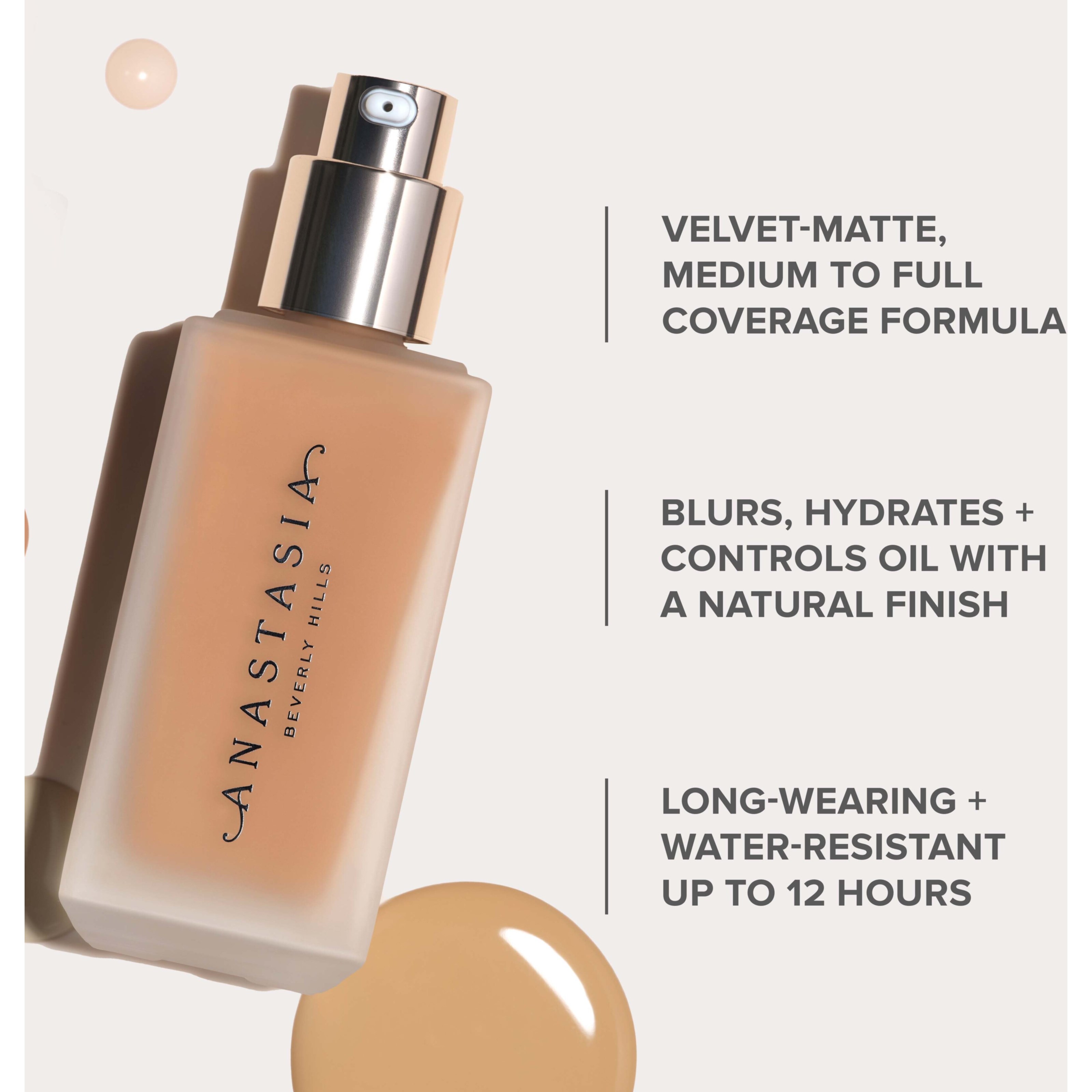 Anastasia Beverly Hills Impeccable Foundation 3.75N (obrázok 5)