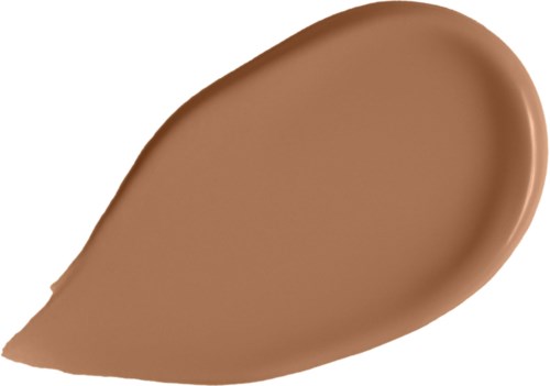 En provklick av ljusbrun makeup eller foundation med en slät, krämig textur.
